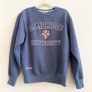 Official University Of Cambridge Sweatshirt Embroidered Large Est 1209
